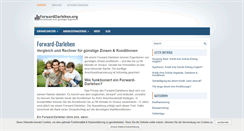 Desktop Screenshot of forwarddarlehen.org